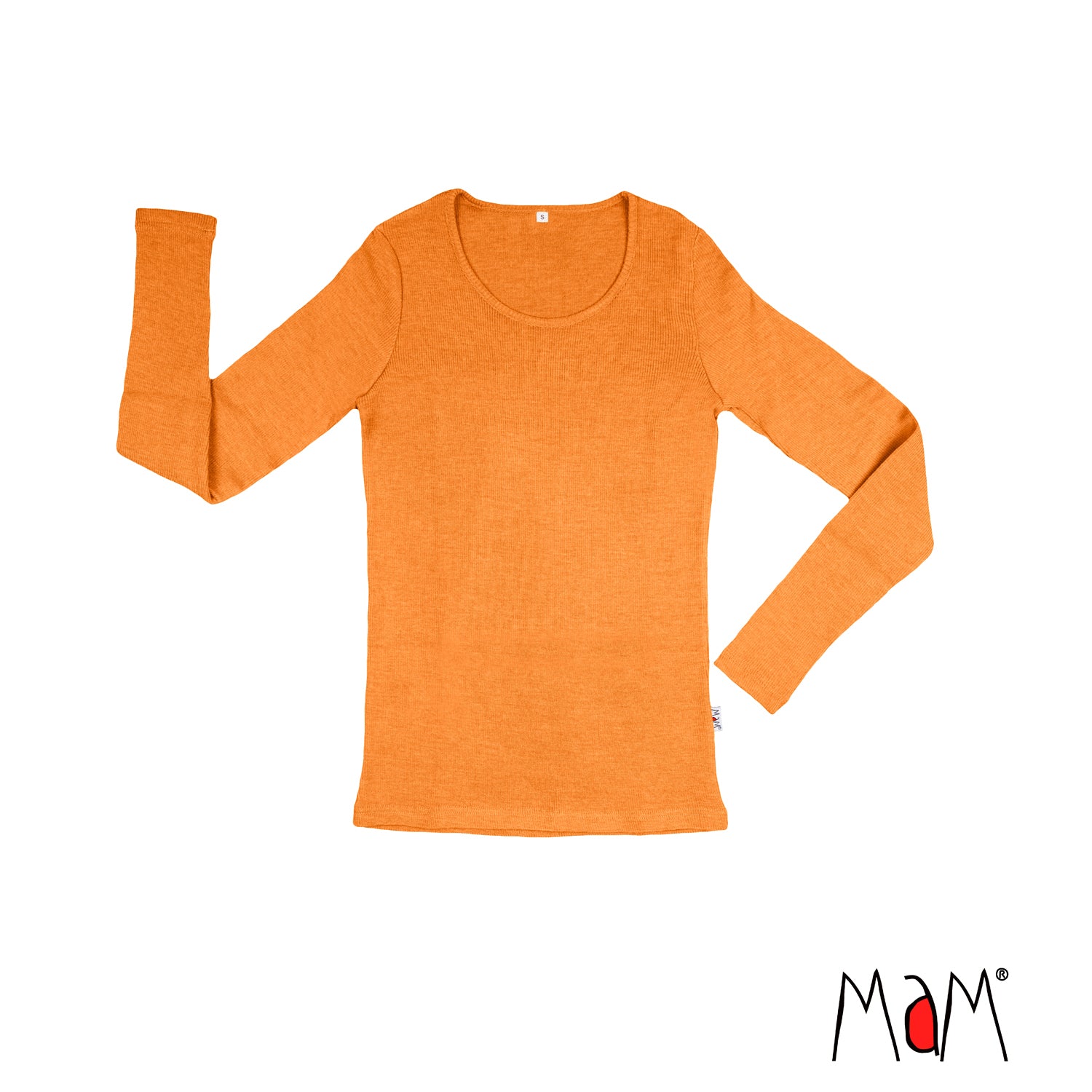 ManyMonths Wollies Long Sleeve Top - Tangerine Marmalade ManyMonths