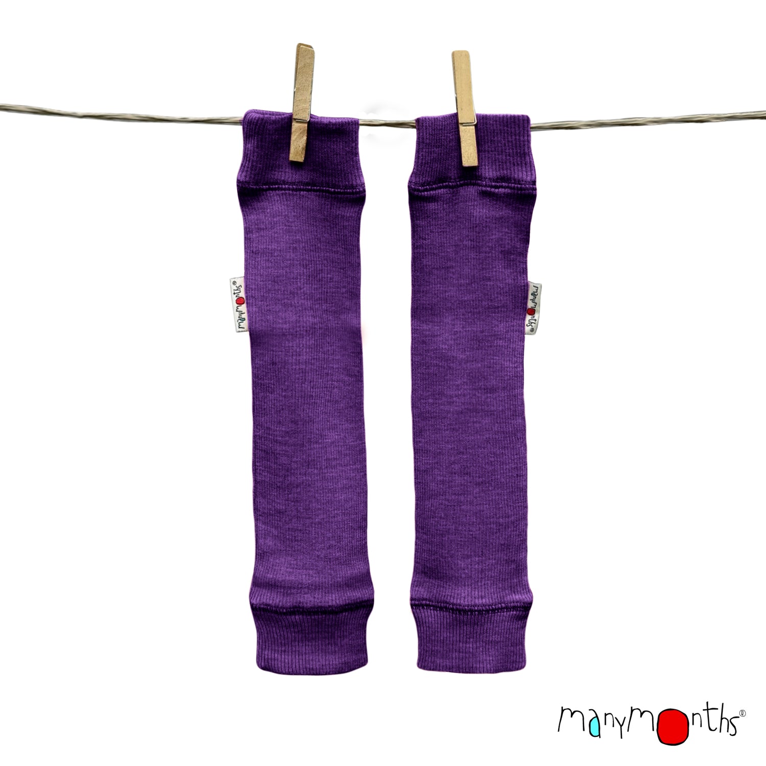 ManyMonths Natural Wollies Tubes for Arms ans Legs Acai Berry ManyMonths
