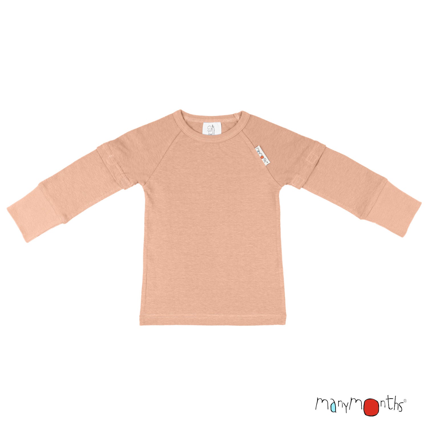 ManyMonths Long/Short Sleeve Shirt Hanf - Apricot Cheese ManyMonths