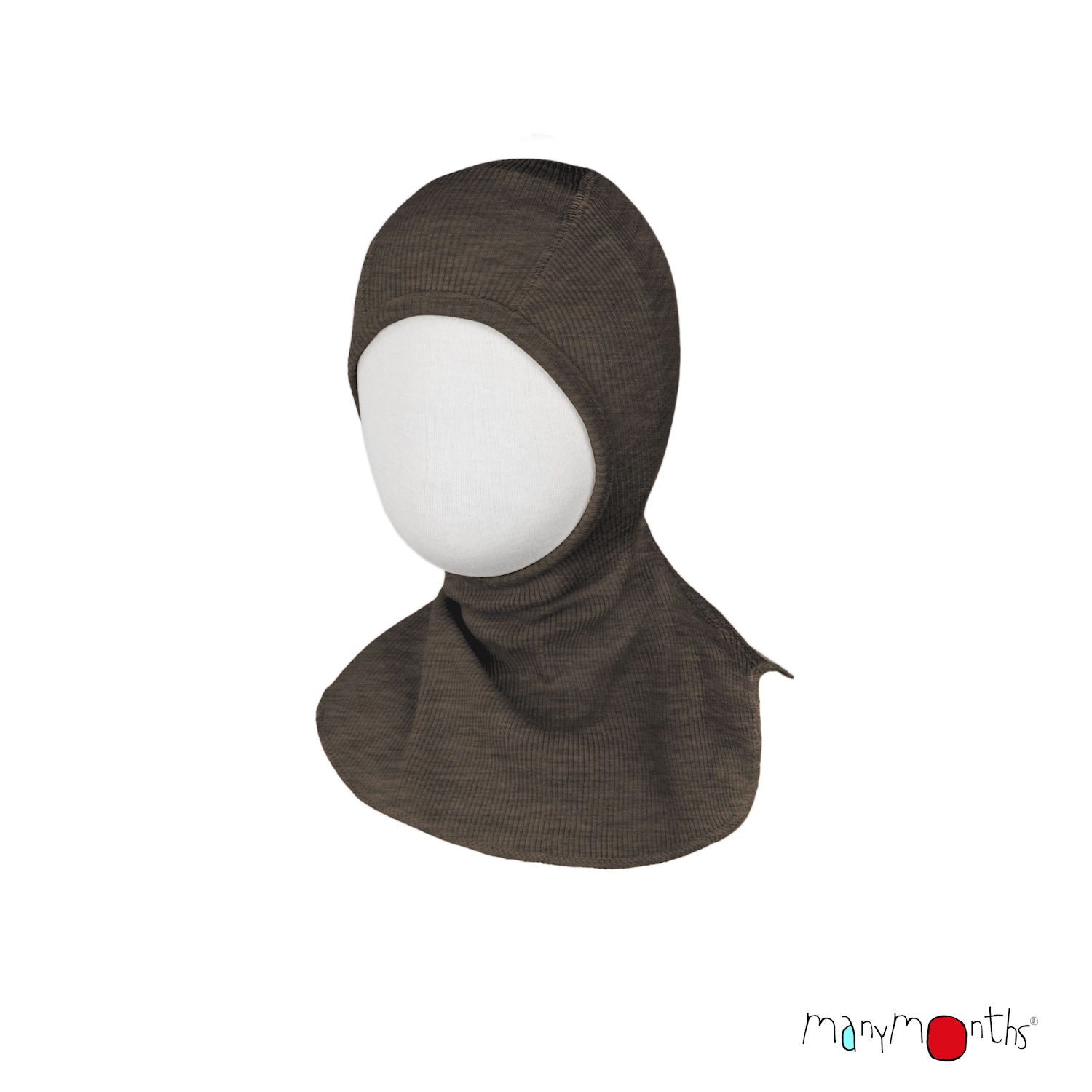 ManyMonths Woolies Elephant Hood - Wintermütze - Hippopotamus (dunkelbraun) ManyMonths