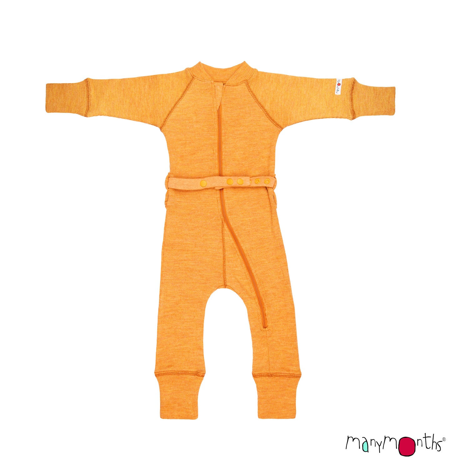 ManyMonths Woll-Overall - Tangerine Marmalade ManyMonths