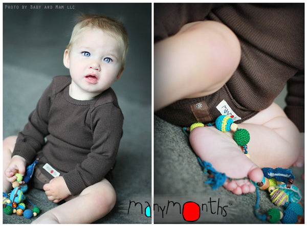 ManyMonths Natural Wollies Body/Shirt Long Sleeve - Acai Berry ManyMonths