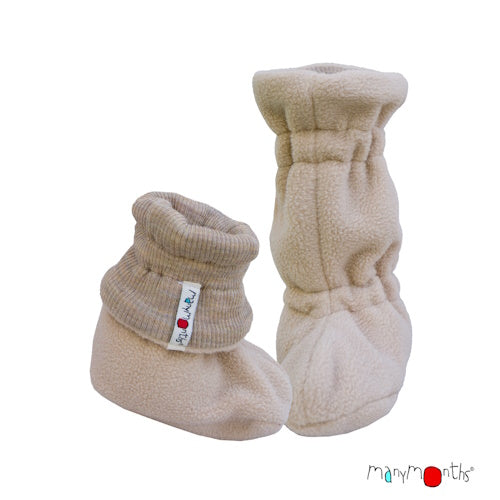 Many Month Winter Booties Driftwood Taupe / Sand ManyMonths