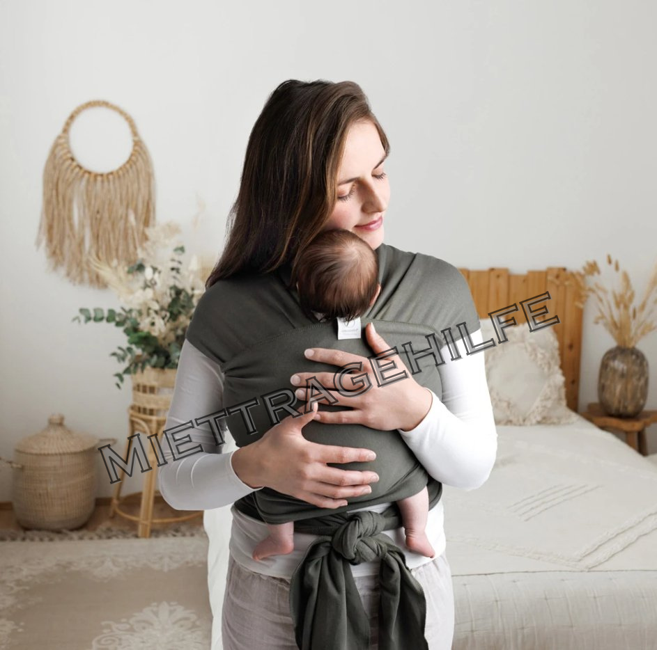 Miettragetuch cocoome elastisches Tragtuch Frühgeborene - Preemie Familienbande