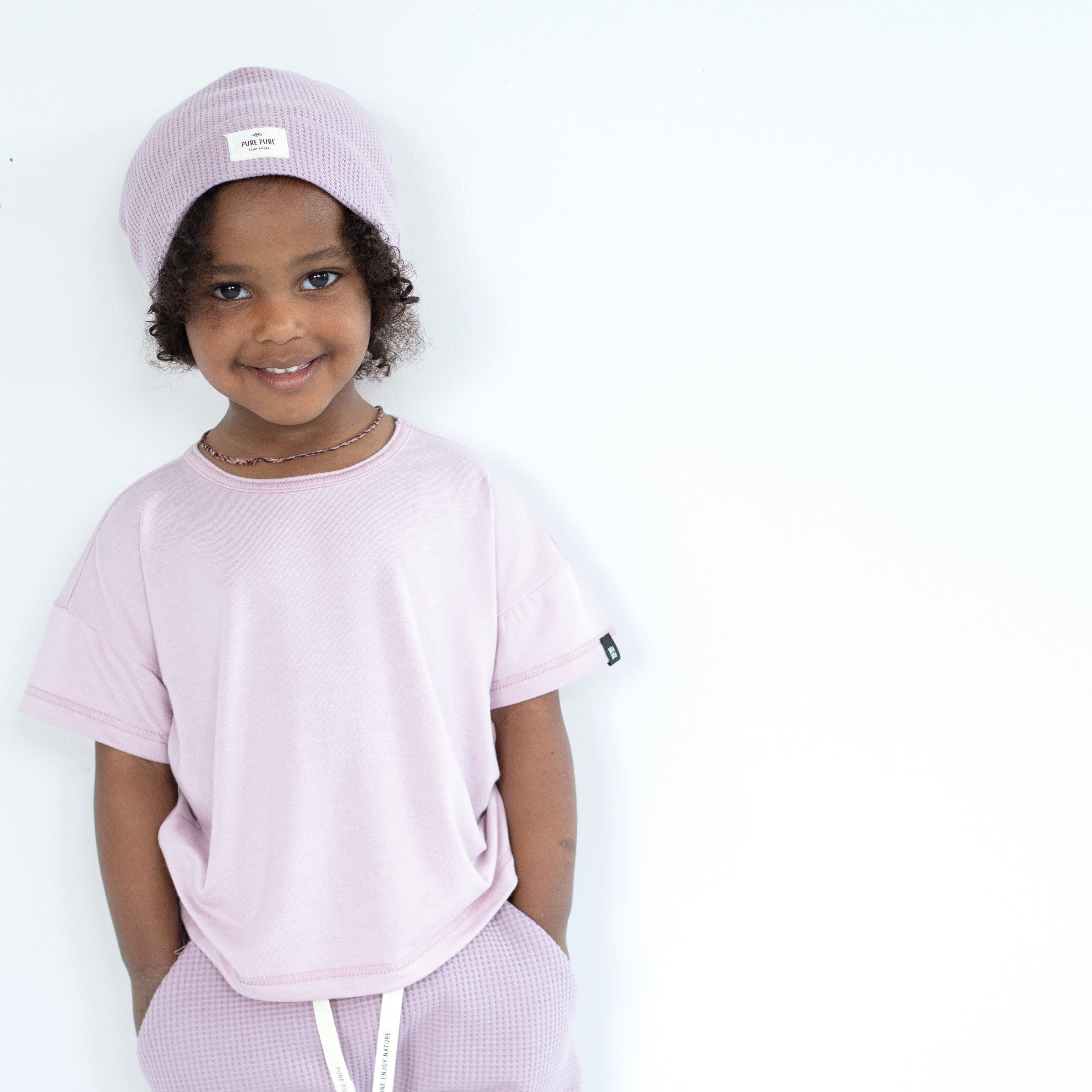 PurePure Tencel Kids Shirt - oat purepure
