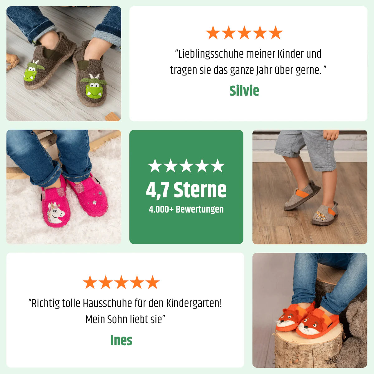 Nanga Hausschuhe Bio Baumwolle -Füxlein 2.0 Nanga