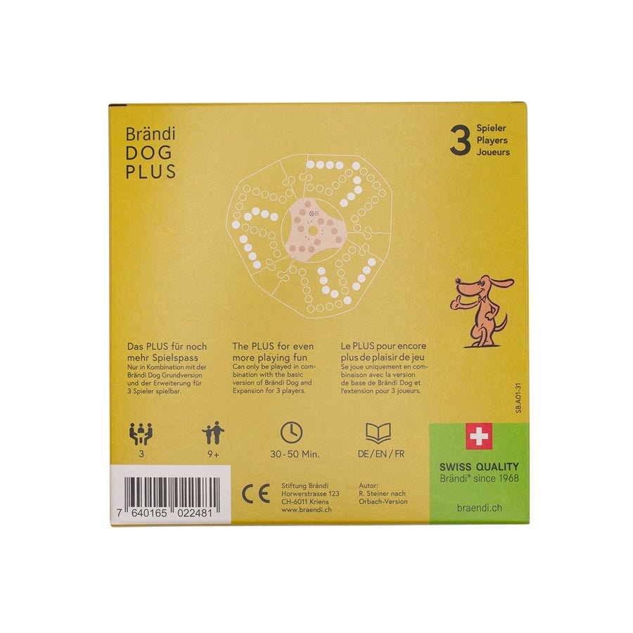 Brändi Dog Plus für 3 Spieler Brändi