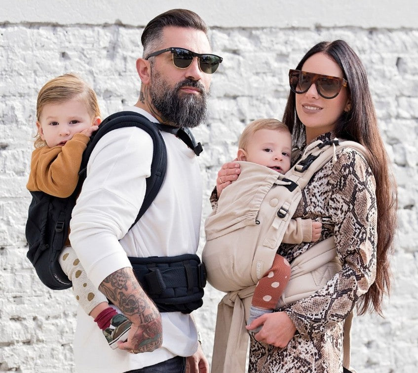 Nabaca Testtrage Beige - Komplettset (Occasion - nur drinnen mit Puppe genutzt) Hoppediz