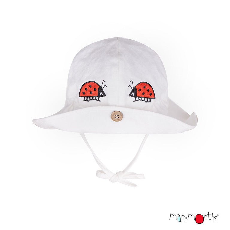 ManyMonths Summer Hat Eco Hanf - Natural Ladybug ManyMonths