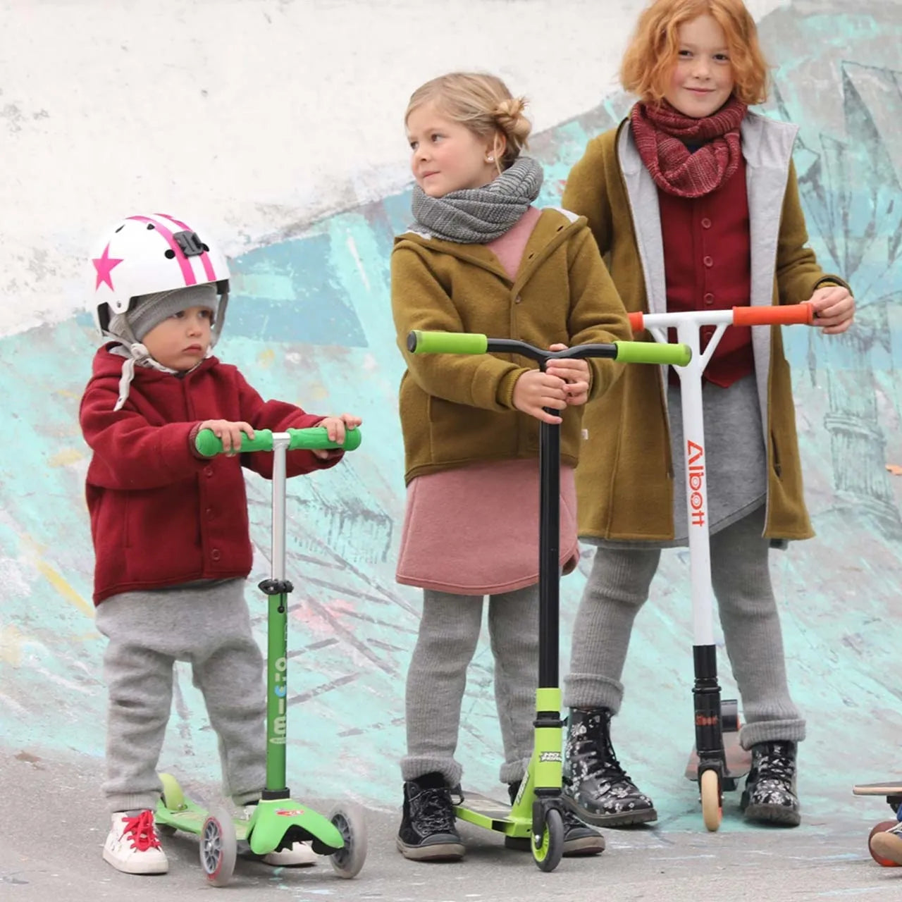 Disana Strick-Leggings - Cassis Disana