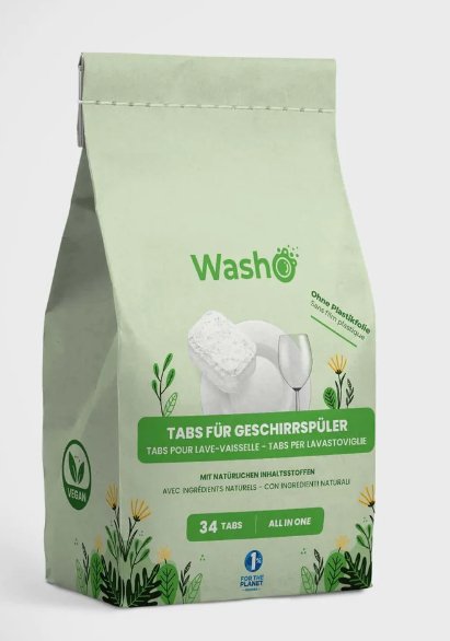 Washo Tabs für Geschirrspüler - Familienbande - washo