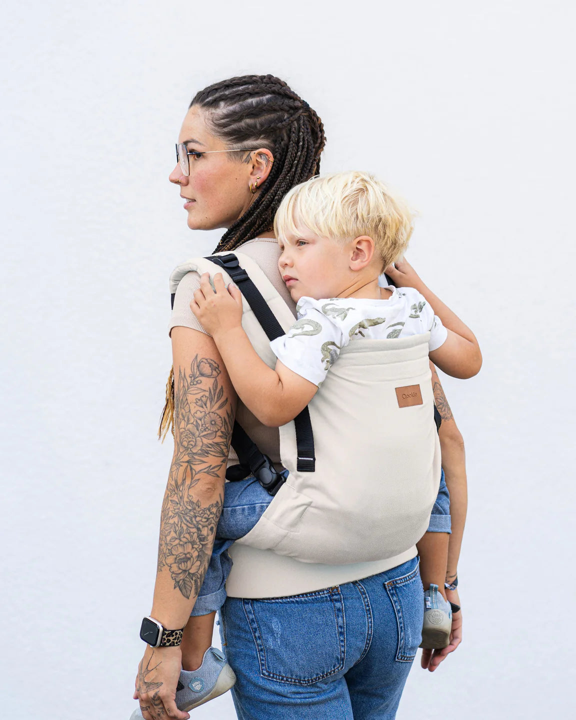 Qookie Ultimo Toddlertrage – creme Qookie