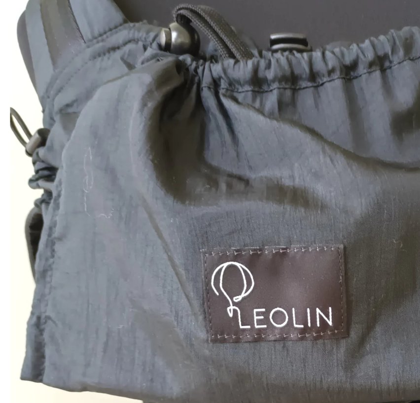 Leolin Maxi Trage aus Fallschirmstoff - Black Leolin