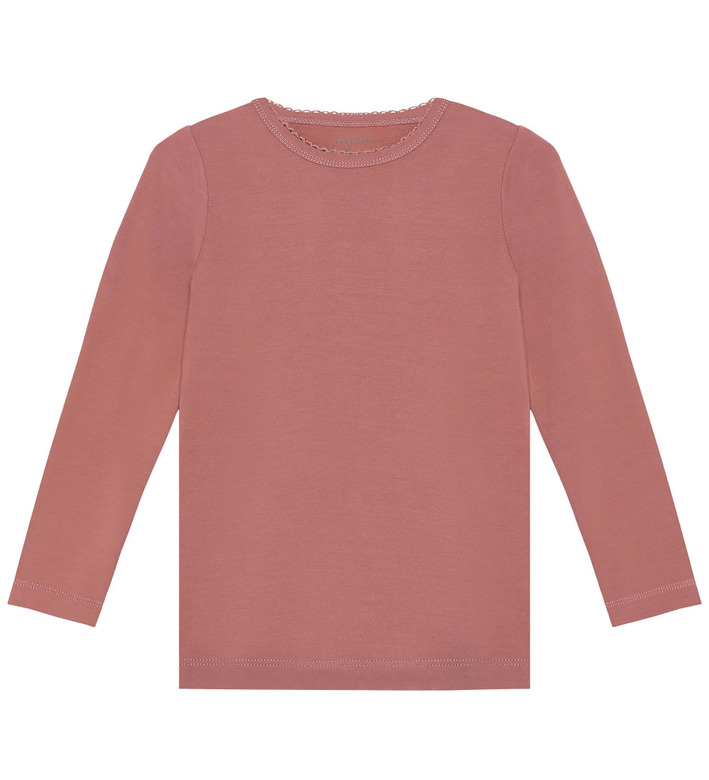 Minymo Bambus-Langarmshirt - Rose