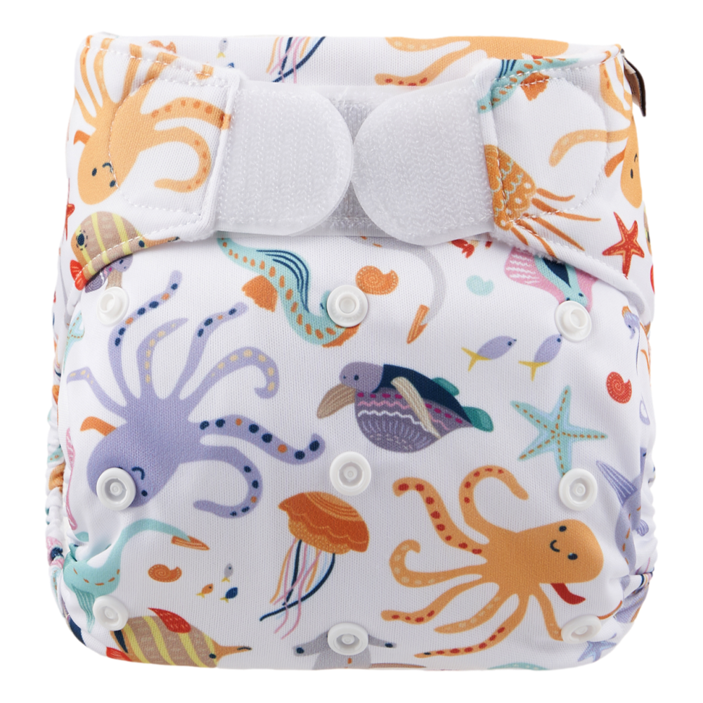 Happy Bear Badewindel mit Klettverschluss | 0-3 Jahre | Einheitsgrösse | Marina HappyBear Diapers
