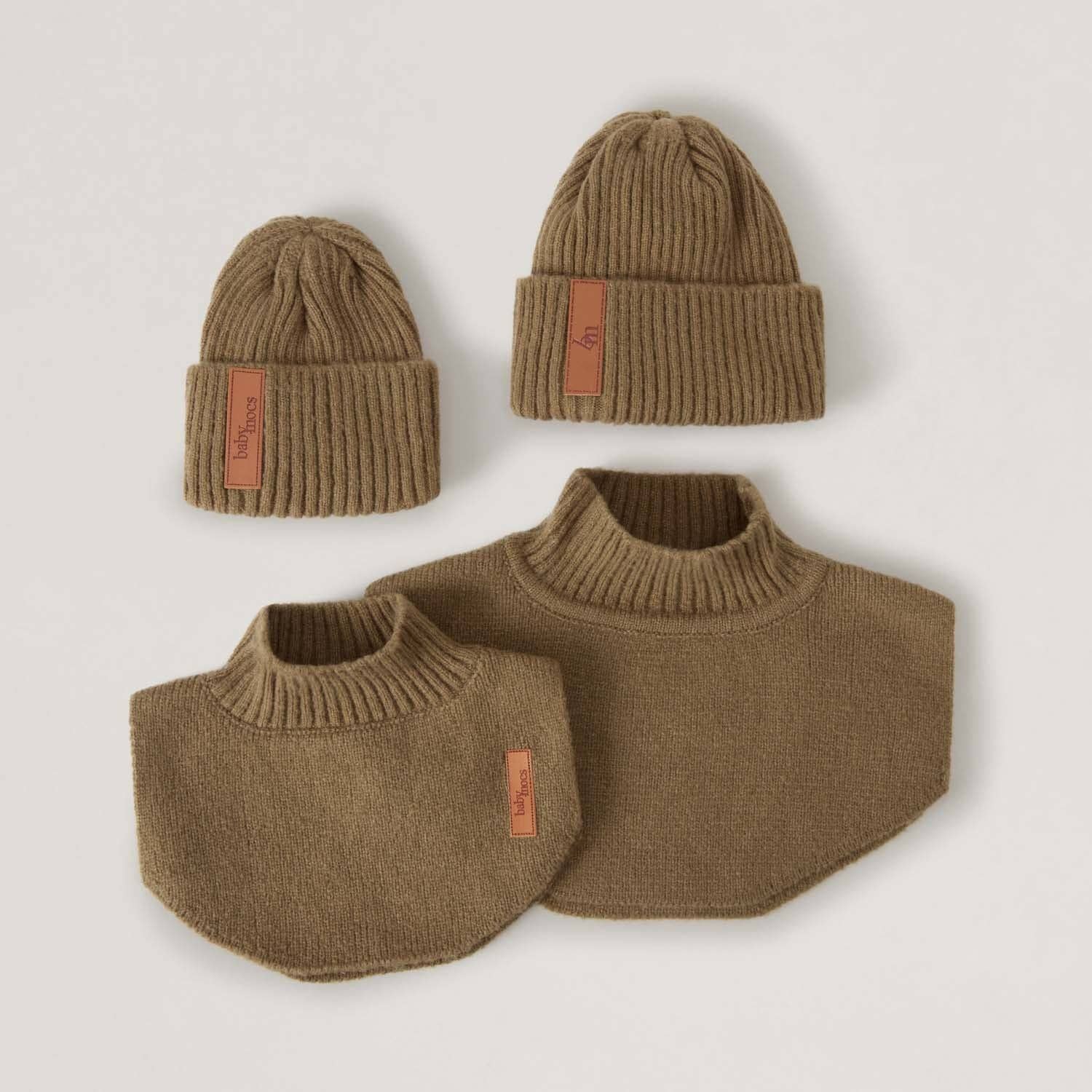 Halsschmeichler aus Bio-Baumwolle Kind - karamell BabyMocs