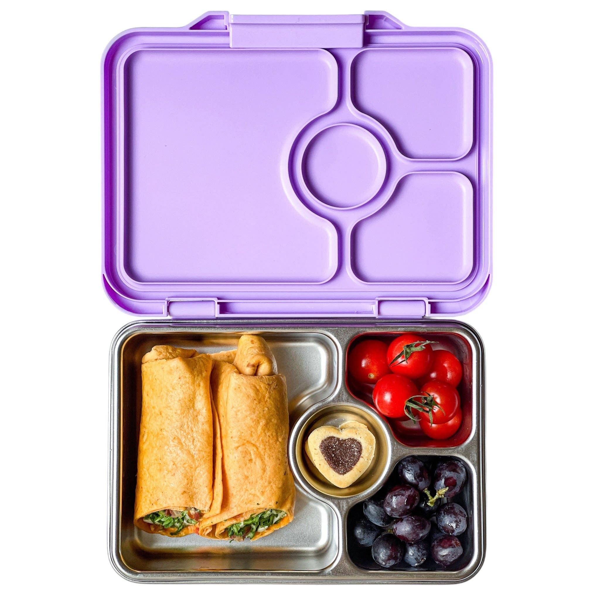 Yumbox Prêt Bento — Wasserdichter Bento aus Edelstahl — Lavande Purple Yumbox