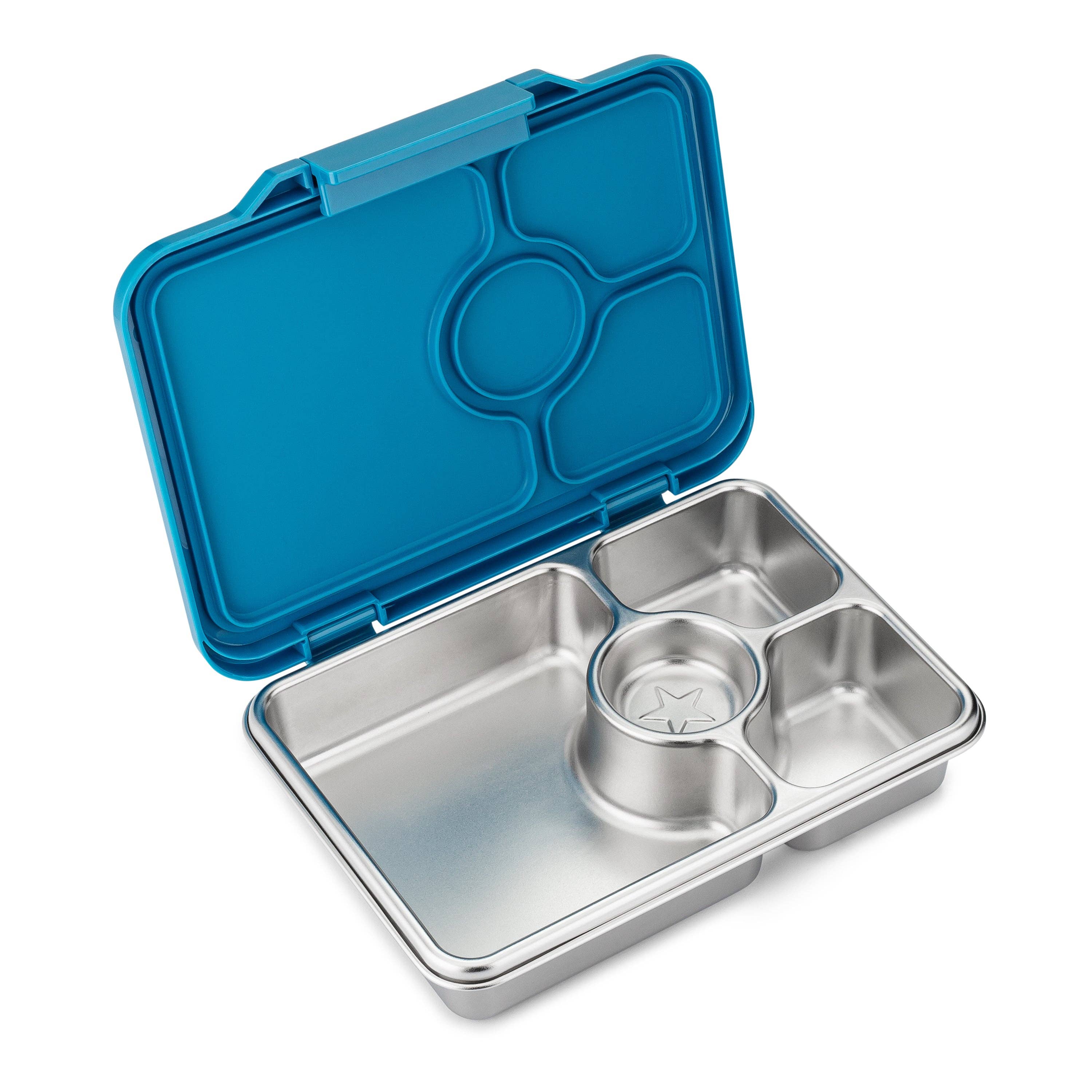 Yumbox Prêt – Auslaufsichere Bento-Lunchbox aus Edelstahl: Normandy Blue Yumbox