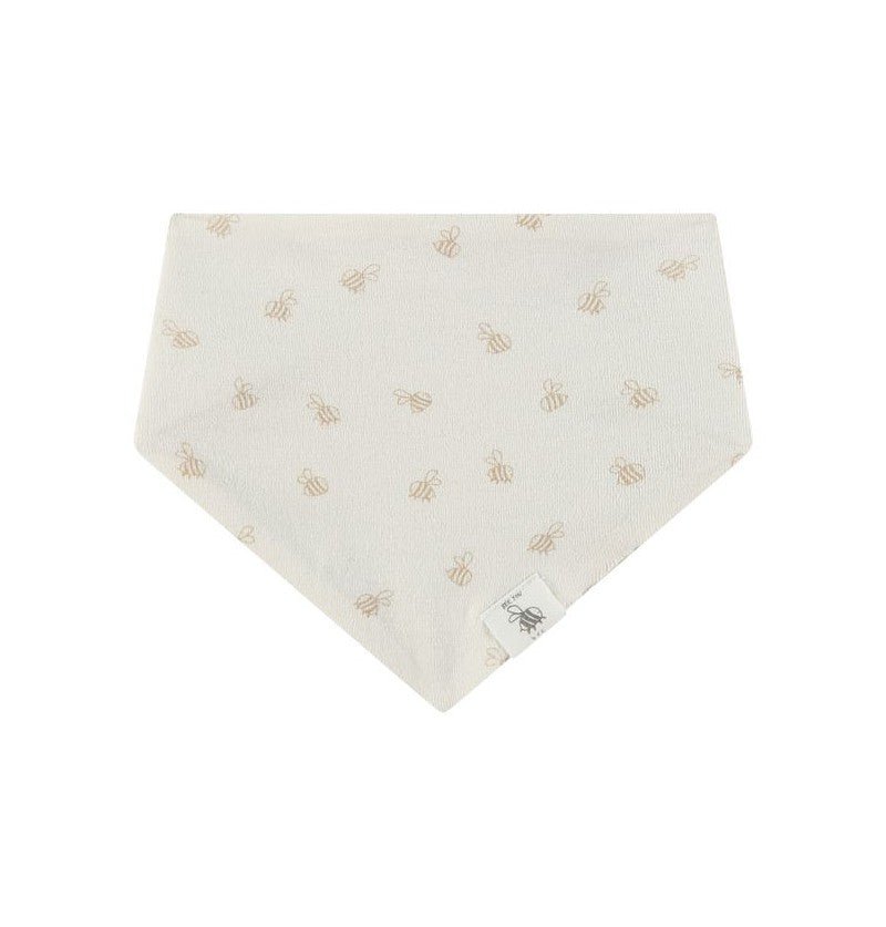 Babyface Dreieckstuch - Biene ivory babyface