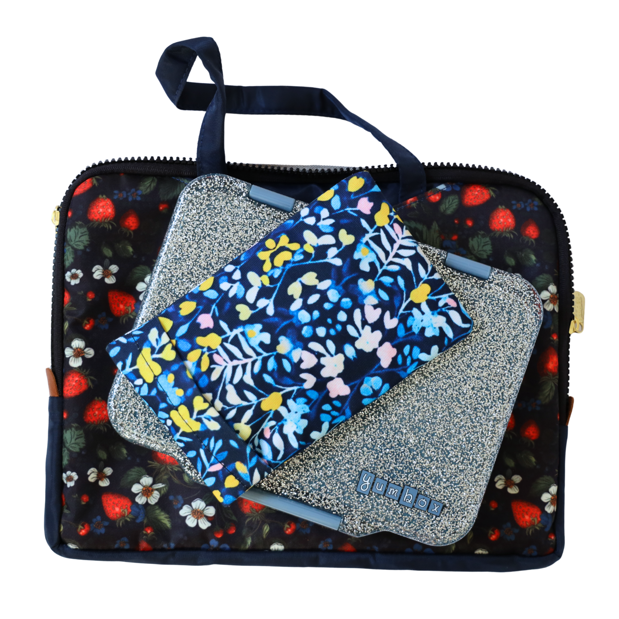 Yumbox Prêt – Glitzernde, auslaufsichere Bento-Box aus Edelstahl Yumbox