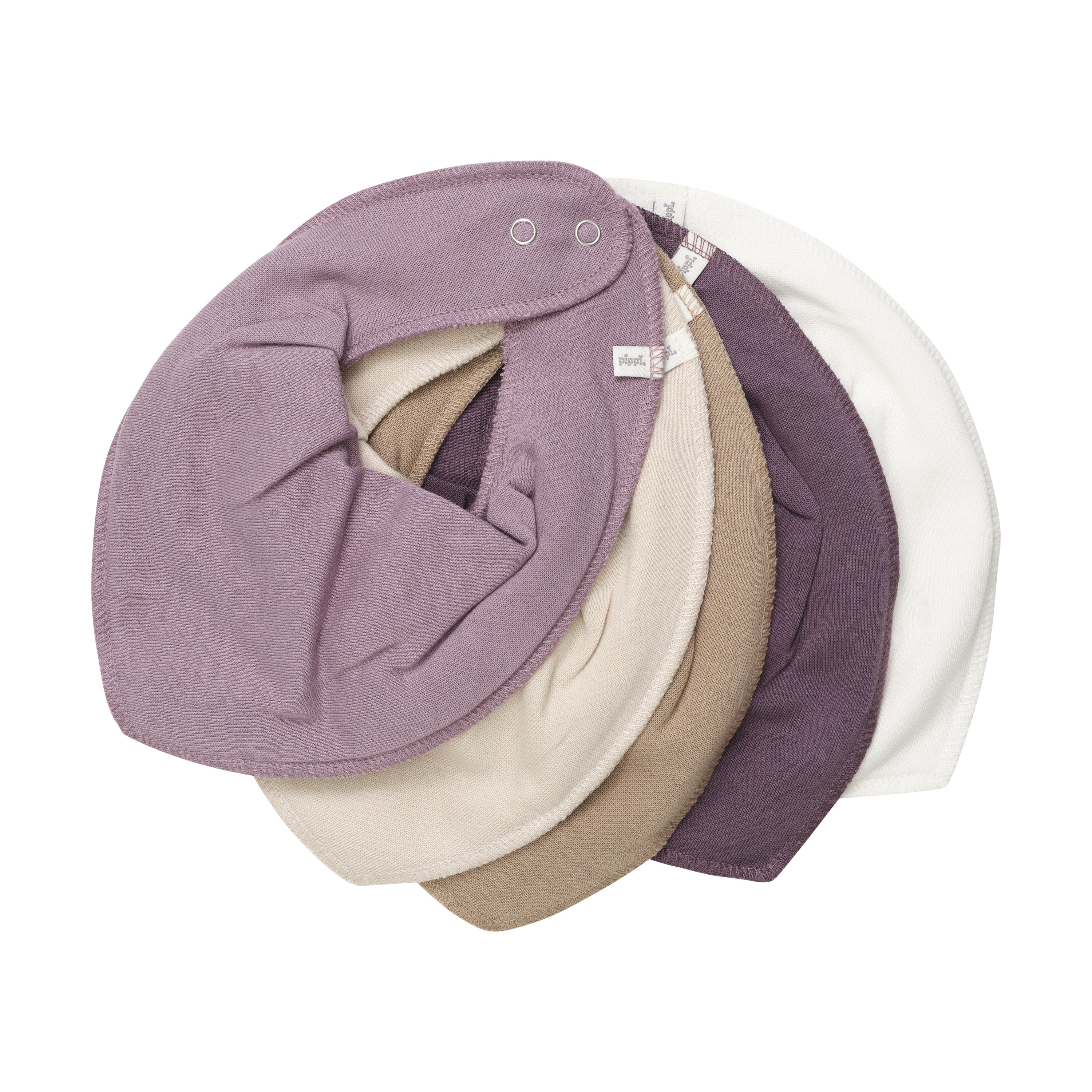 Pippi Dreieckstücher 5er Pack - Holunder (Elderberry)