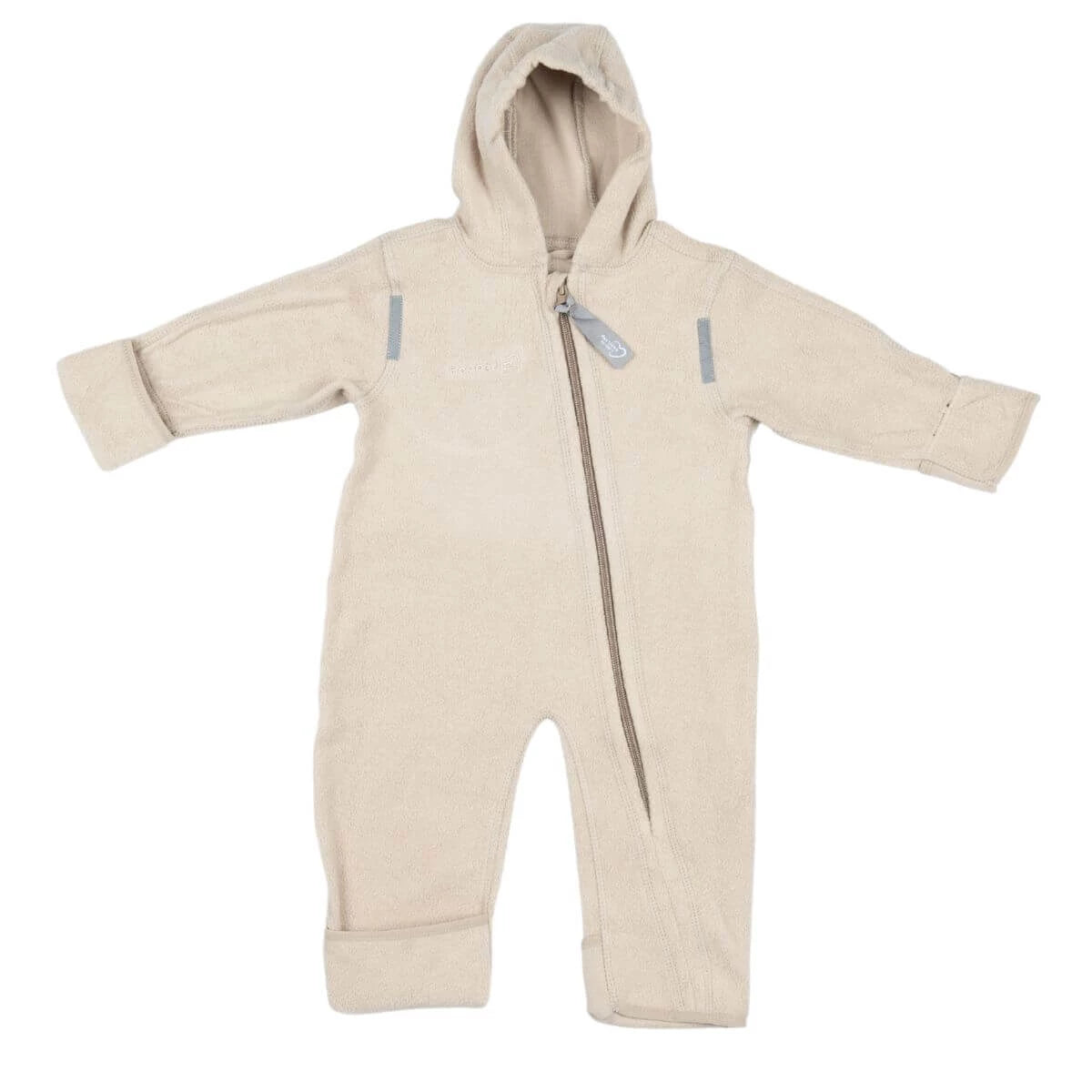 Bio-Baumwoll-Fleece-Overall - Camel Hoppediz