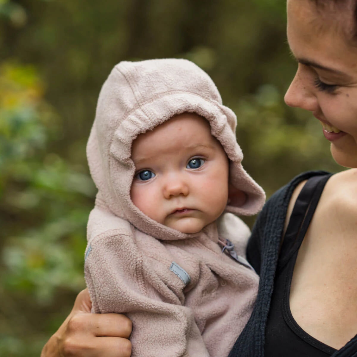 Bio-Baumwoll-Fleece-Overall - Rosenquarz Hoppediz