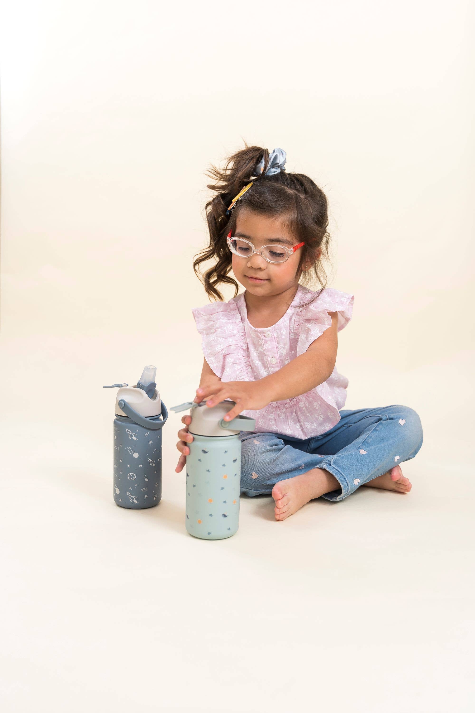 Isolierte Kinderflasche Rainbow aus Edelstahl the cotton cloud