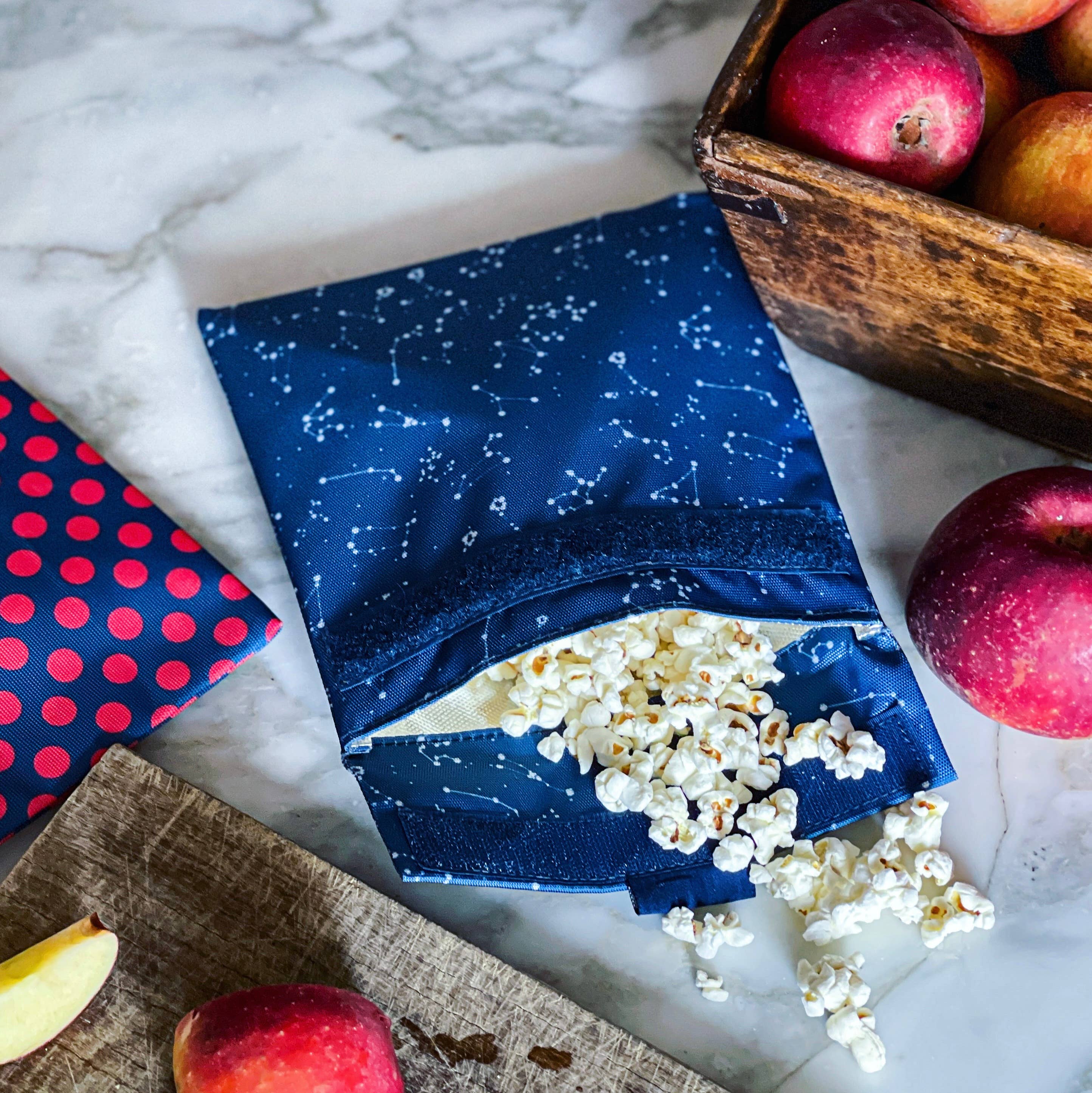 YUMBOX Sandwich-Tasche und Snack-Tasche, wiederverwendbar, Sternenhimmel Yumbox