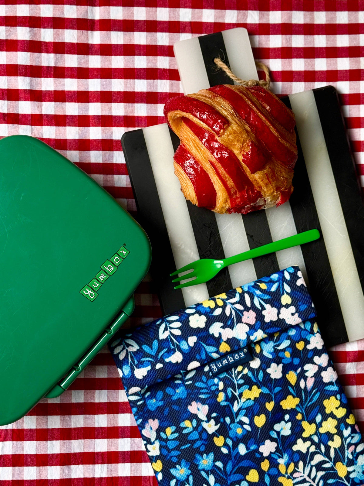 Yumbox Go - Auslaufsichere Bento-Box 5 Fächer Tiefe Lunchbox: Oslo Blue Yumbox