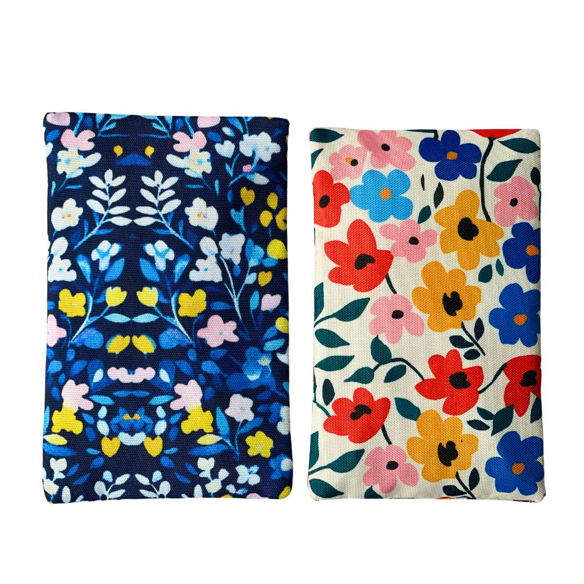 Gel-Eisbeutel in Stoffhüllen 2er-Pack - Blumenmuster Yumbox