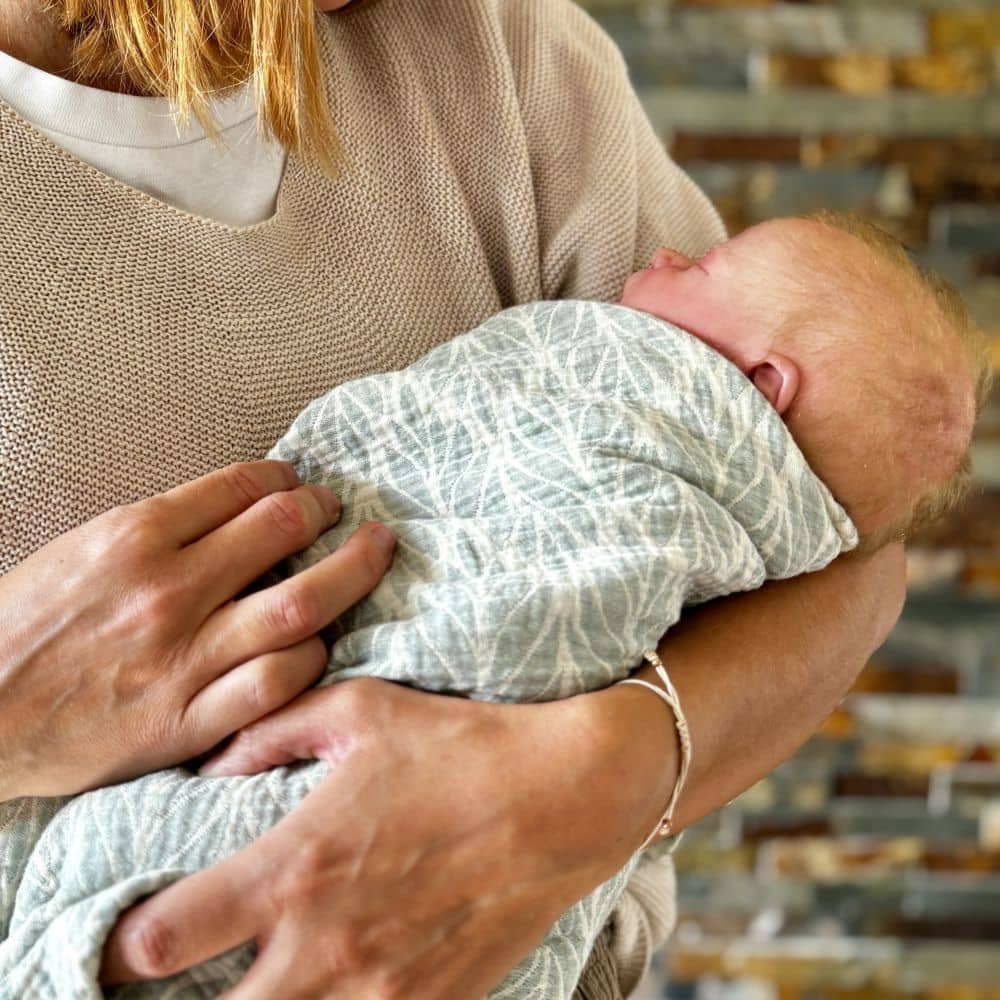 Didymos Musselindecke 200x155cm - Musselin Trias Salvia Didymos