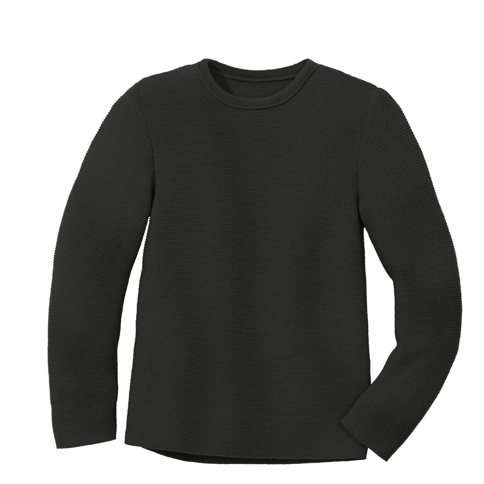 Disana Linksstrick-Pullover - Anthrazit Familienbande