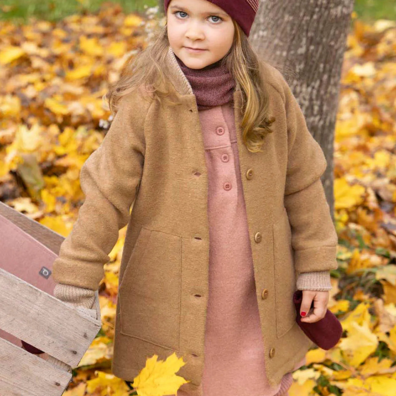 Disana Walk Mantel - Karamell Disana