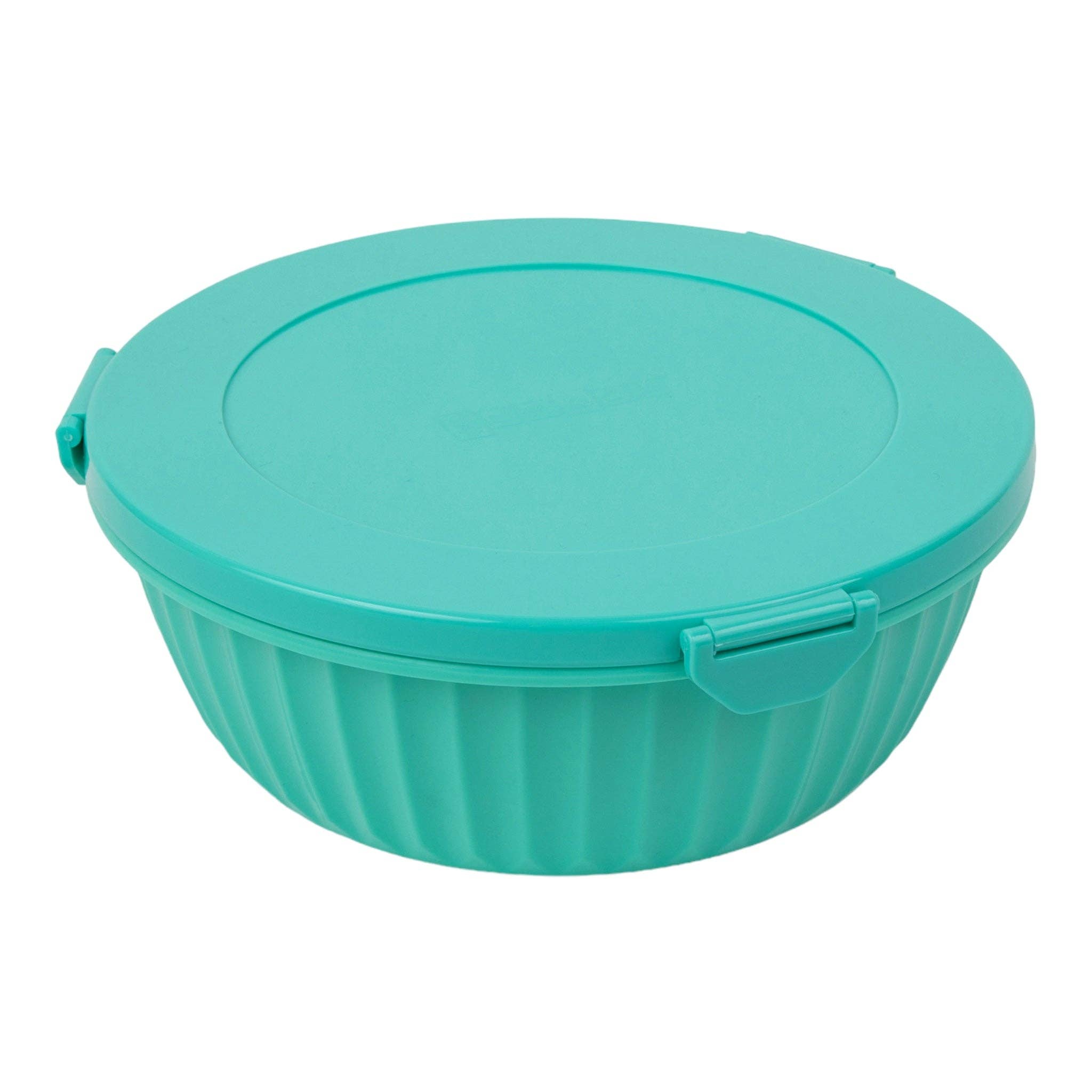 Auslaufsichere Salat-Poke-Schüssel mit 3-P-Trenner - Paradise Aqua Yumbox