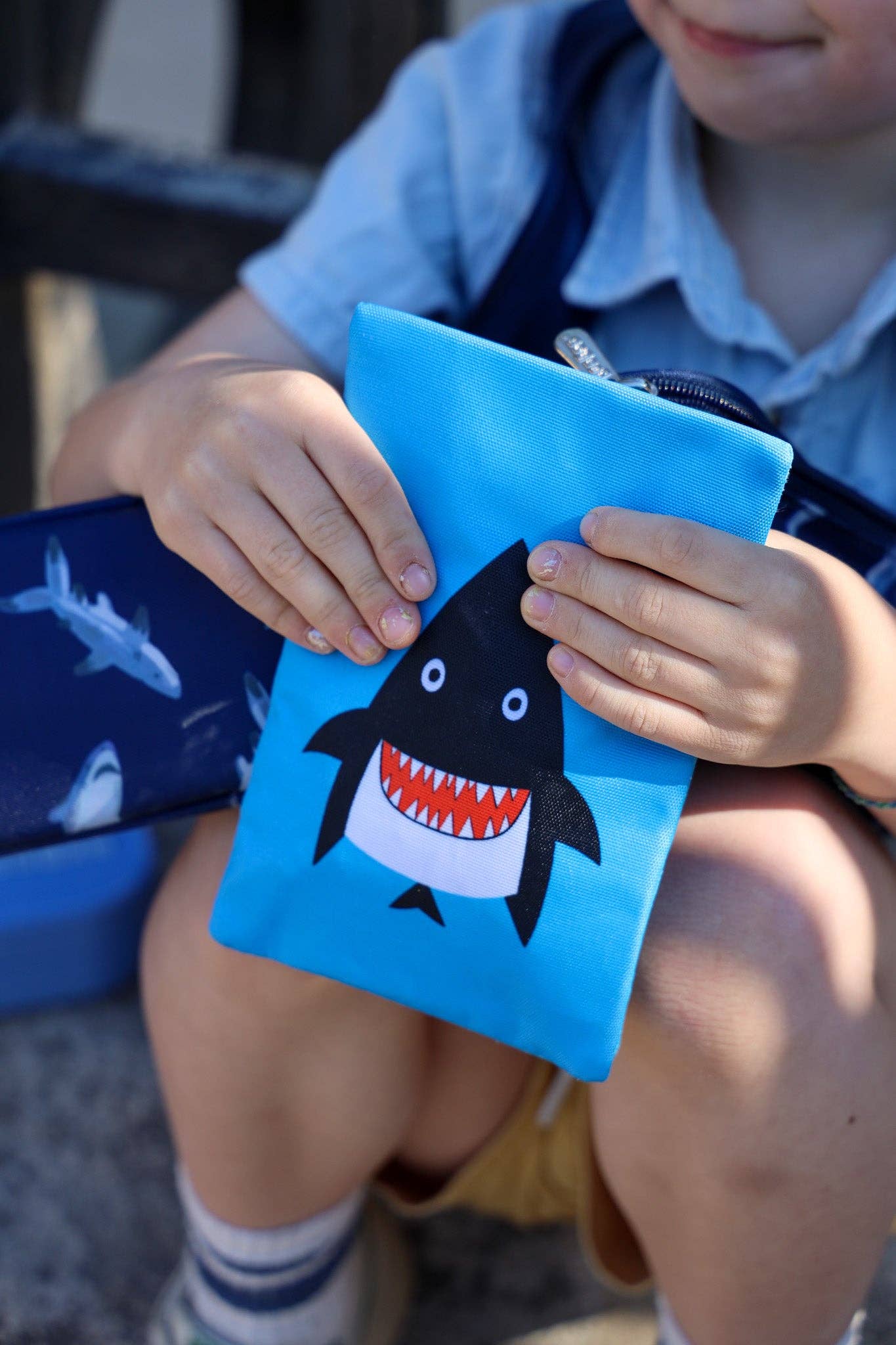 Gel-Kühlelemente mit Stoffhüllen 2er-Set – Monster & Hai Yumbox