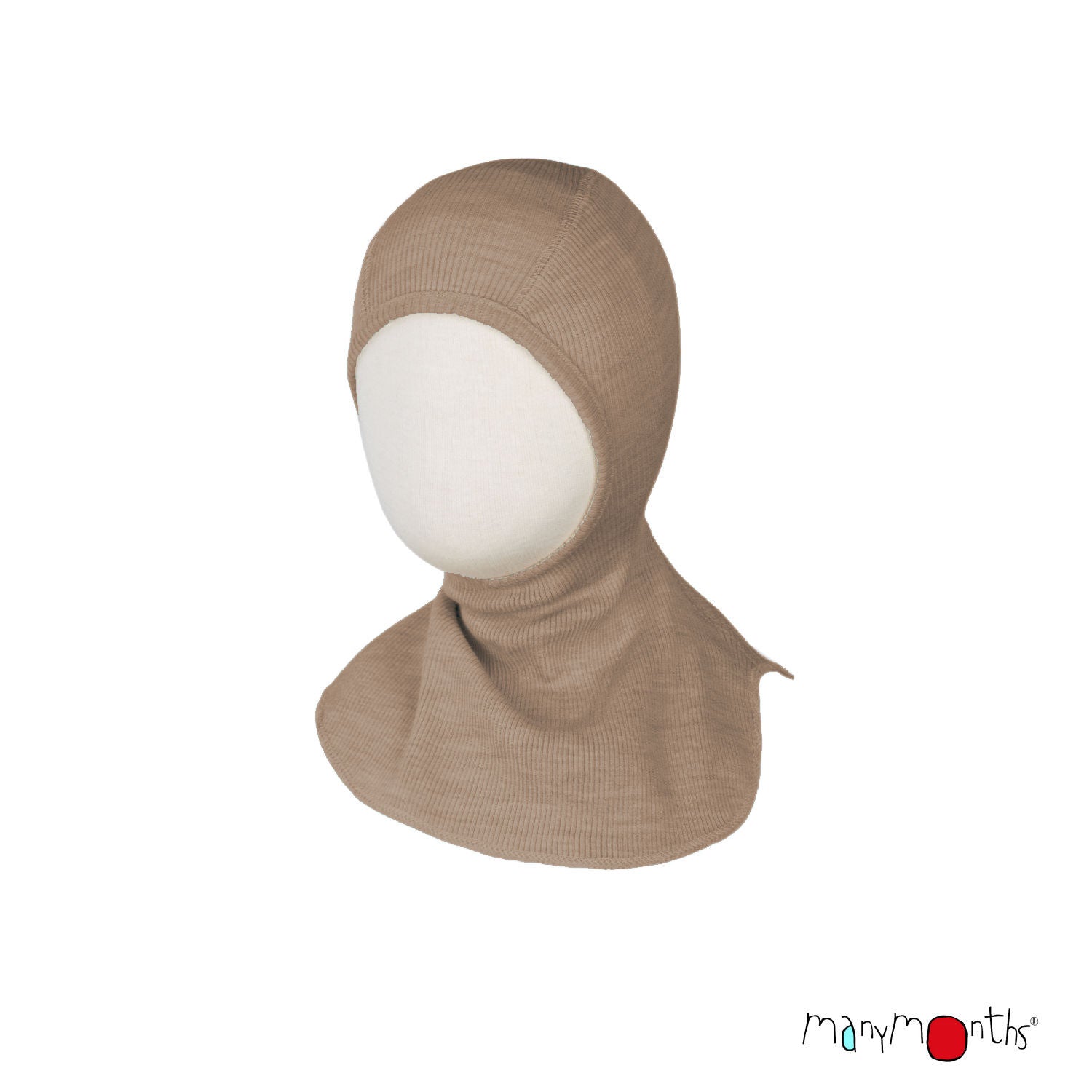 ManyMonths Woolies Elephant Hood - Wintermütze - Nutty Granola ManyMonths