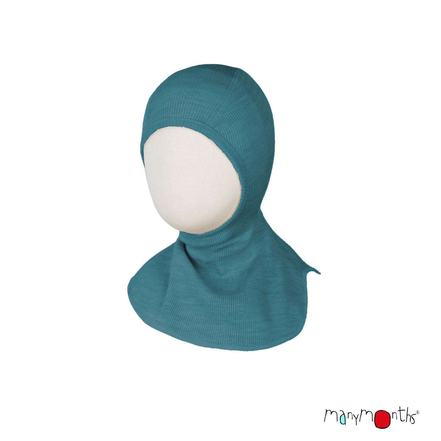 ManyMonths Woolies Elephant Hood - Wintermütze - Sea Grotto - Familienbande - ManyMonths