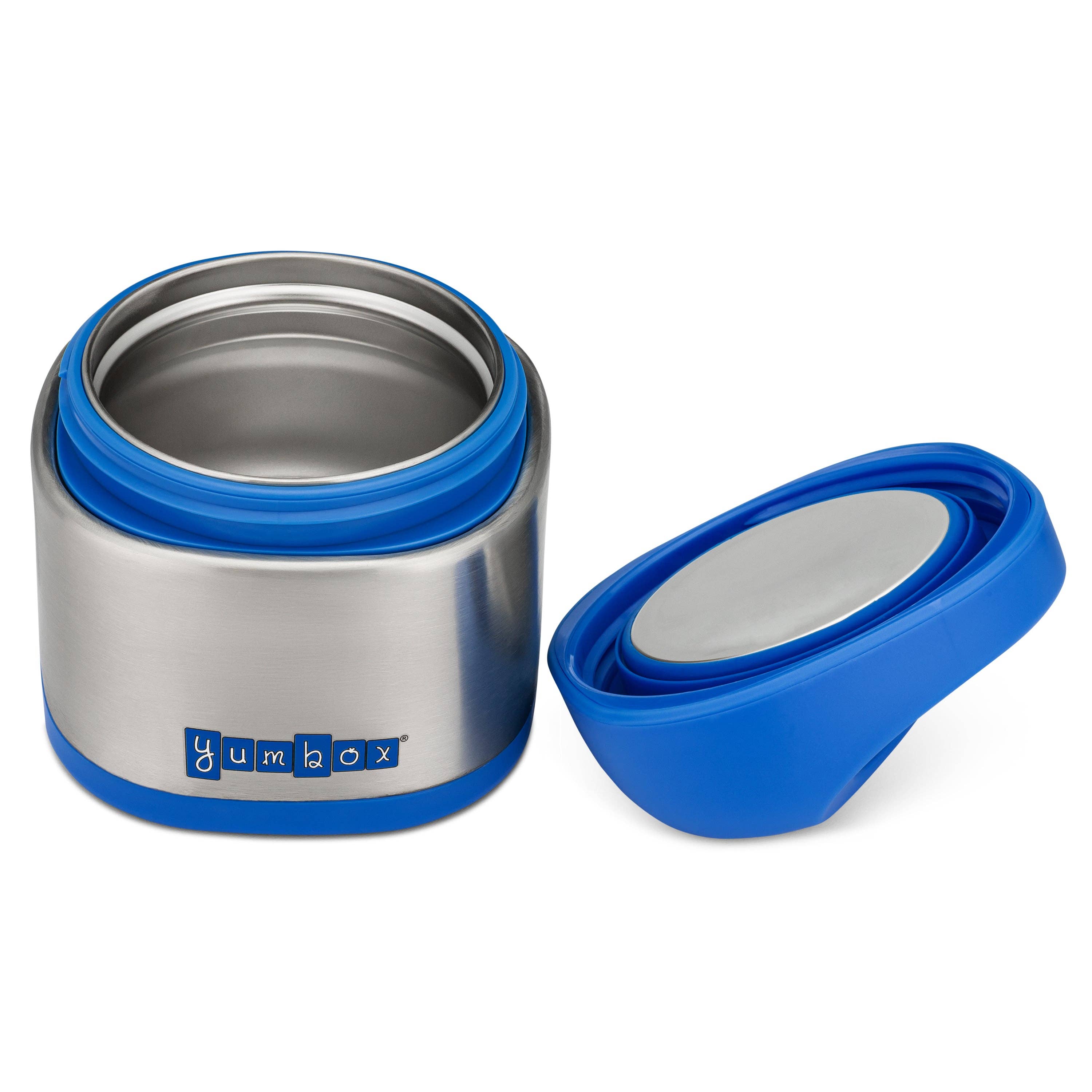 Yumbox Cubi Thermo-Essensbehälter für Kinder - Einfach zu tragen und zu öffnen, 10 oz - Surfblau Yumbox