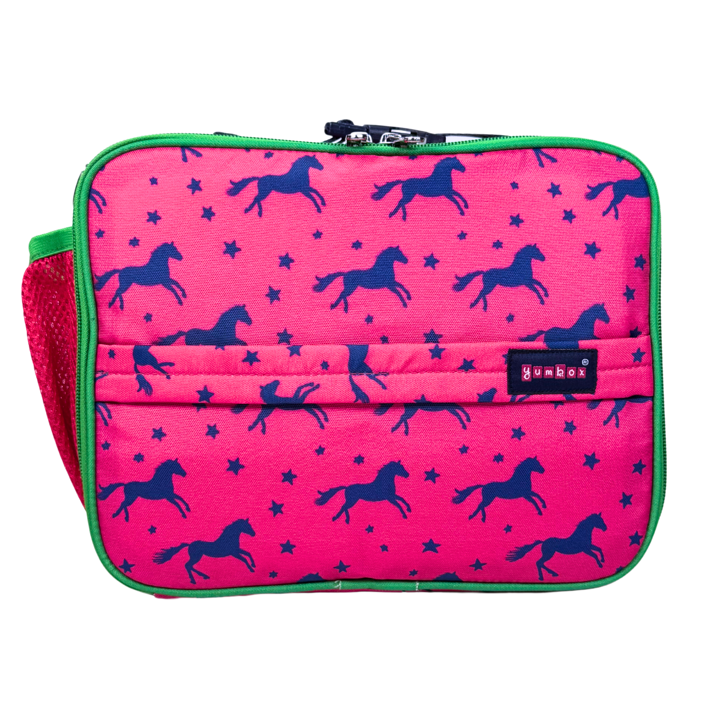 Yumbox Classic Lunch Bag – Isolierte & wasserabweisende Brotdose-Tasche mit 3 Trageoptionen - Pferde Yumbox