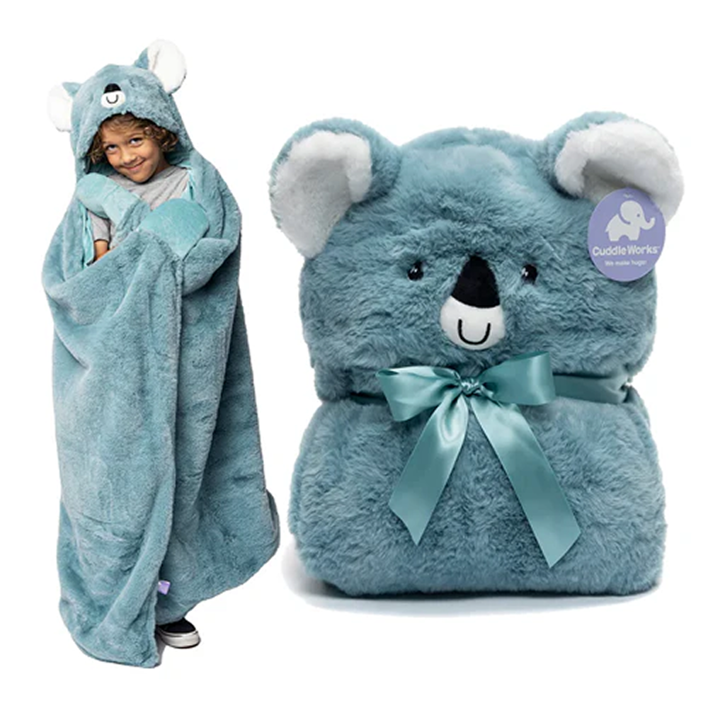 Cuddleworks Koala Gewichtsdecke mit Kapuze - Sensorischer Komfort Plushland