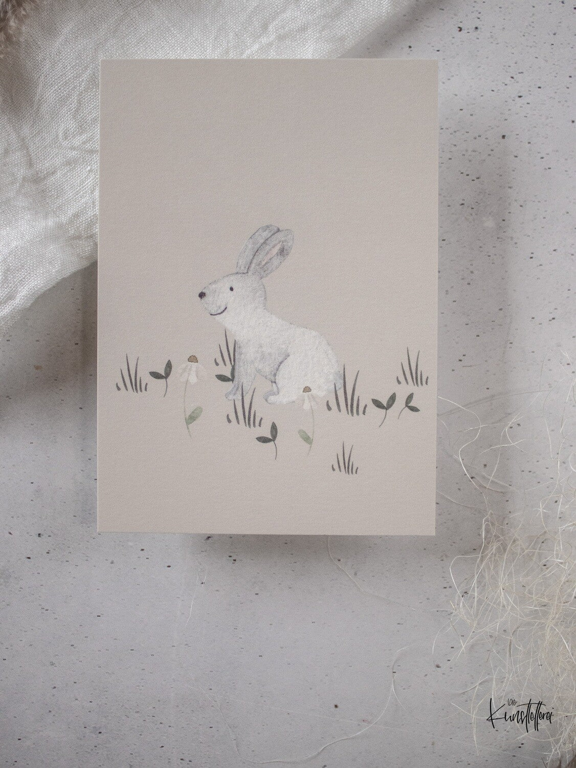 "Hase Hoppel" Karte die kunstletterei