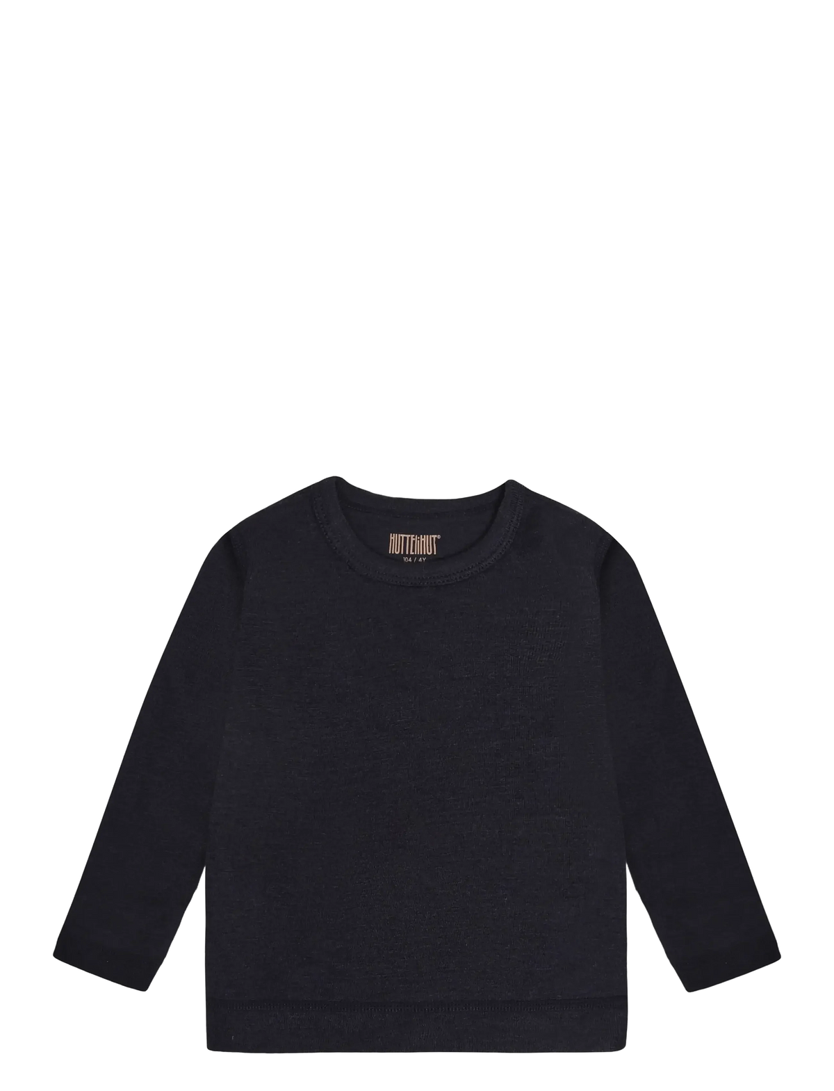 Huttelihut Tencel-Wolle Langarmshirt - dunkles Marineblau