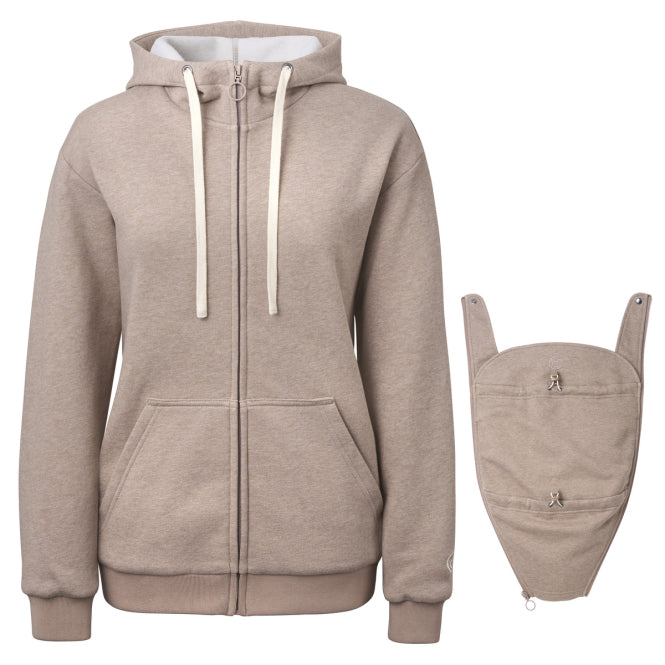 Mamalila Sweat-Tragejacke London - sand