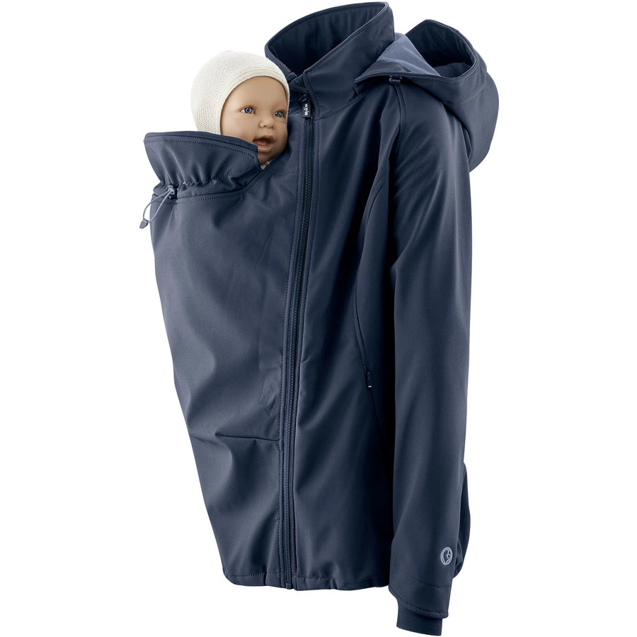 mamalila Softshell Tragejacke Allrounder Schwarz Familienbande