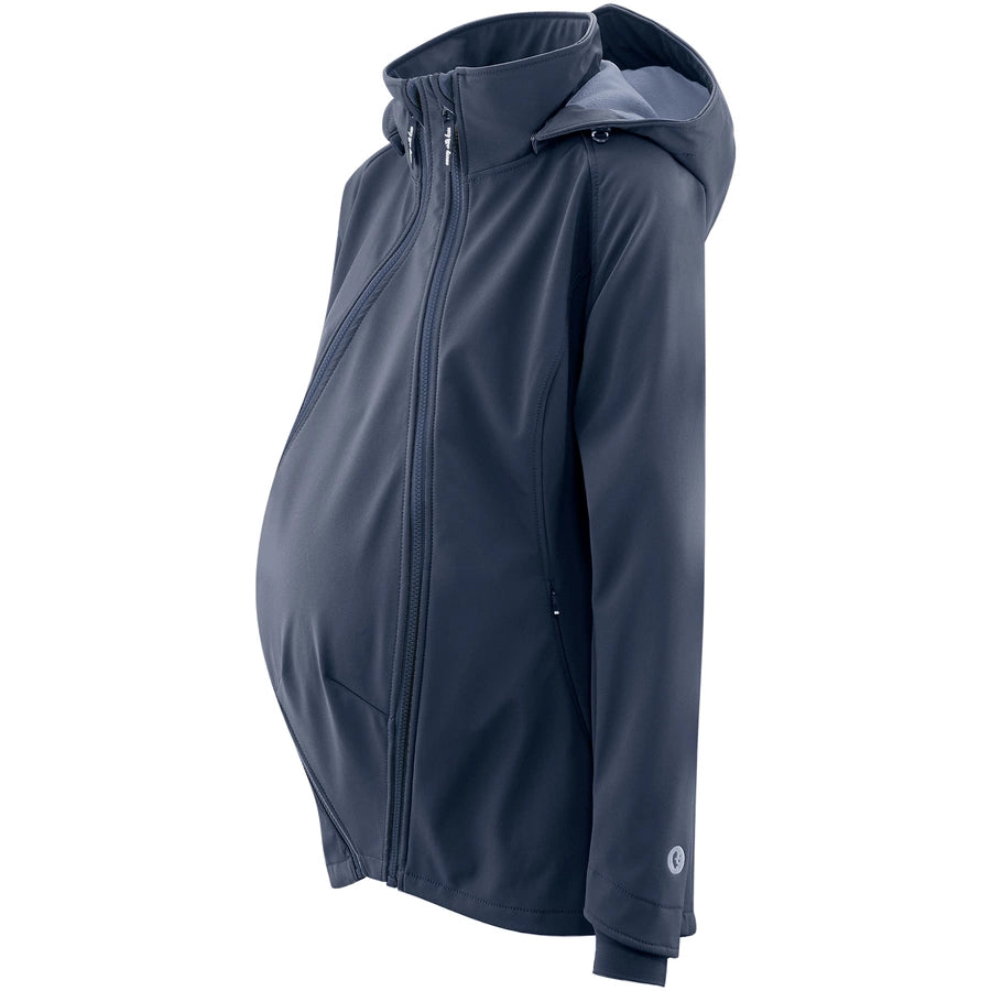 mamalila Softshell Tragejacke Allrounder Schwarz Familienbande