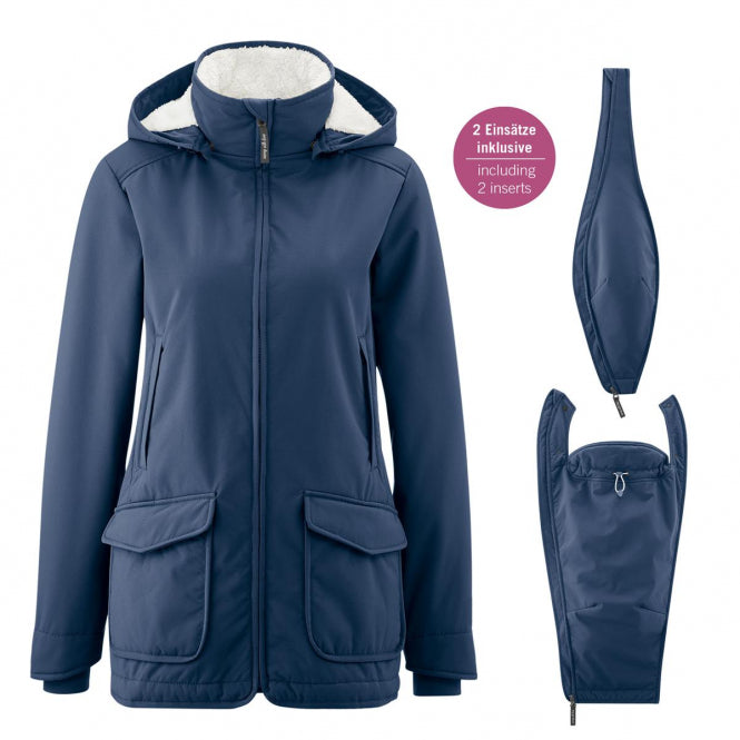 Allweather Babywearing Jacket Cosy Allrounder Navy Familienbande