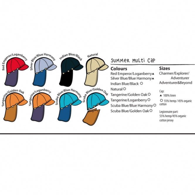 ManyMonths Summer Multi Cap - Blue Dusk ManyMonths