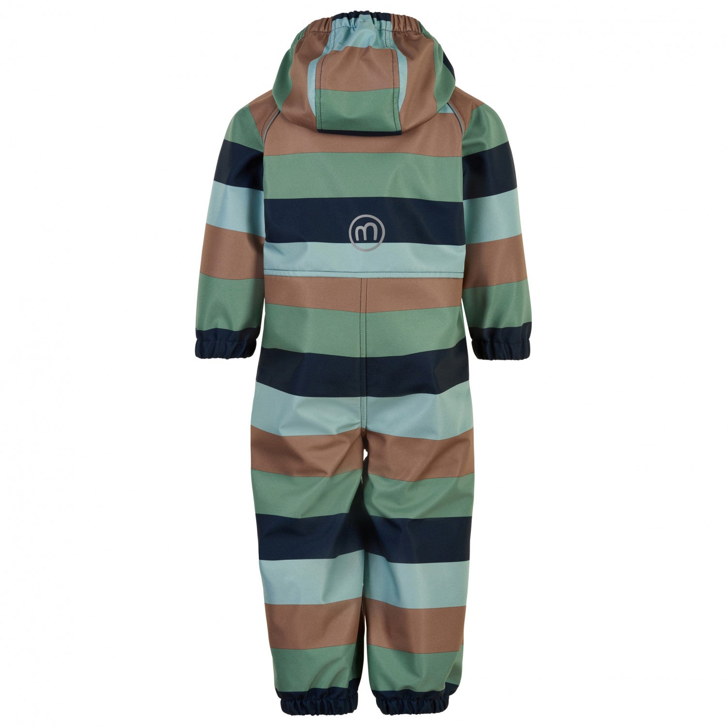 Minymo Softshellanzug / Soft Shell Overall - Blockstreifen grün Minymo