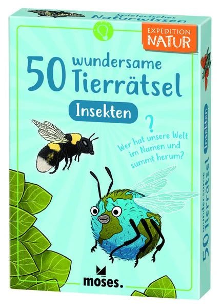 50 wundersame Tierrätsel - Insekten moses